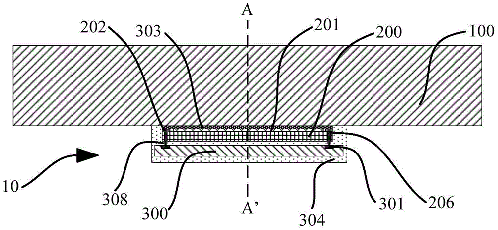 Mobile terminal with fingerprint sensor packaging structure and preparation method thereof