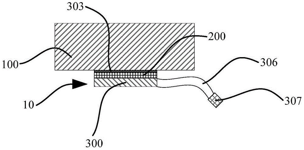 Mobile terminal with fingerprint sensor packaging structure and preparation method thereof