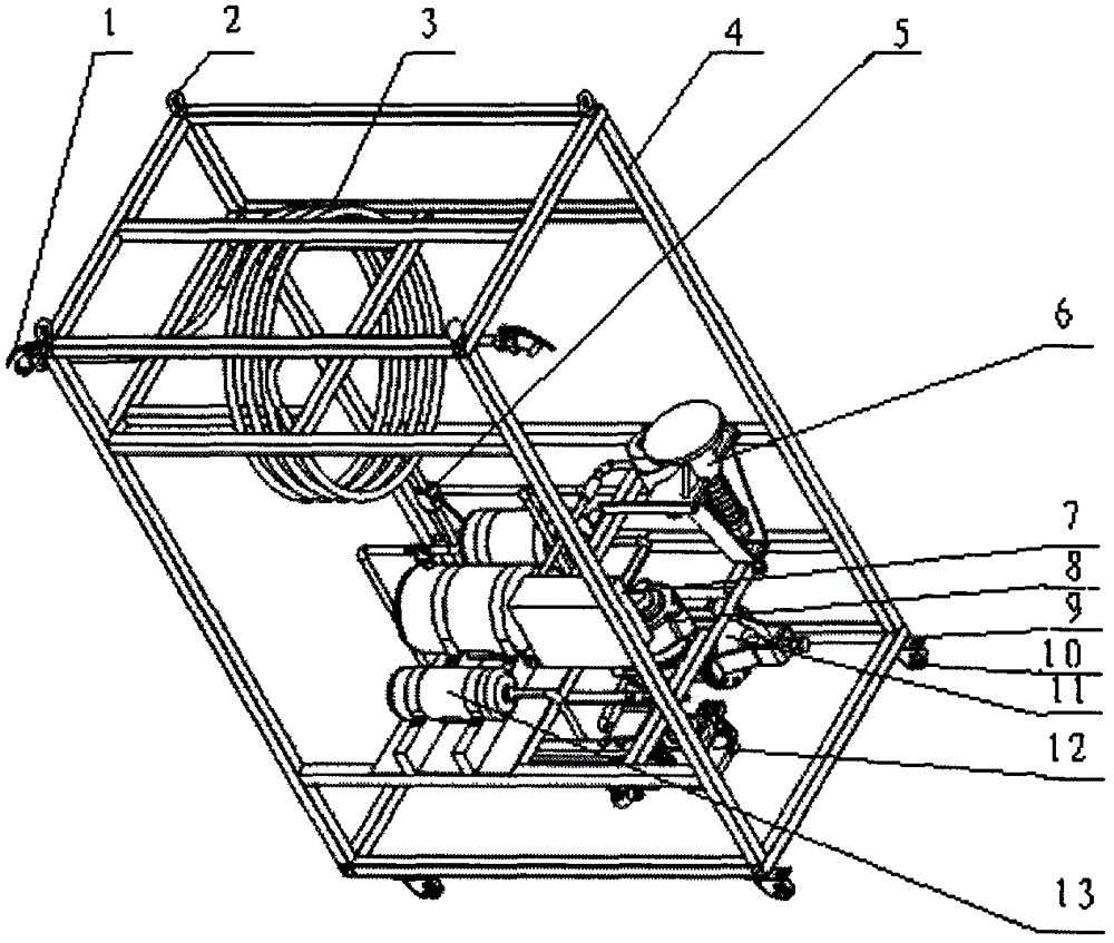 Disc type passenger train brake tube box