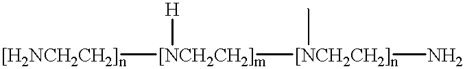 Liquid composition comprising polyalkoxylated polyamines or polyimines