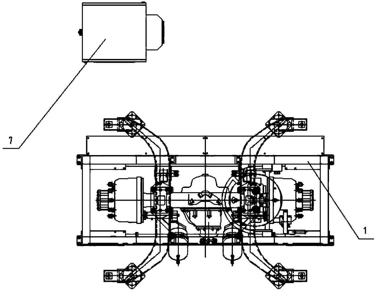 Air suspension U-bolt tightening device