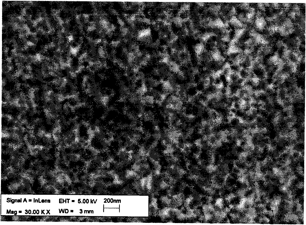 Multi-element doping n-type zinc-oxide-base transparent conducting film and preparation method thereof