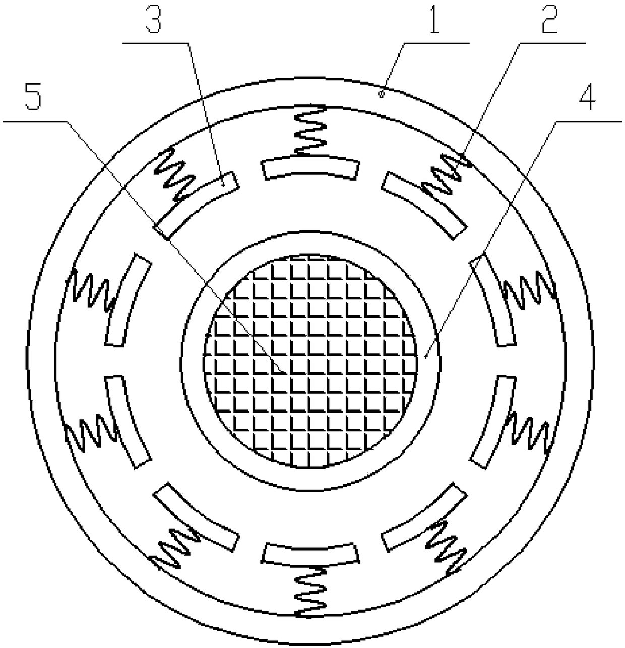 Vibration screening machine