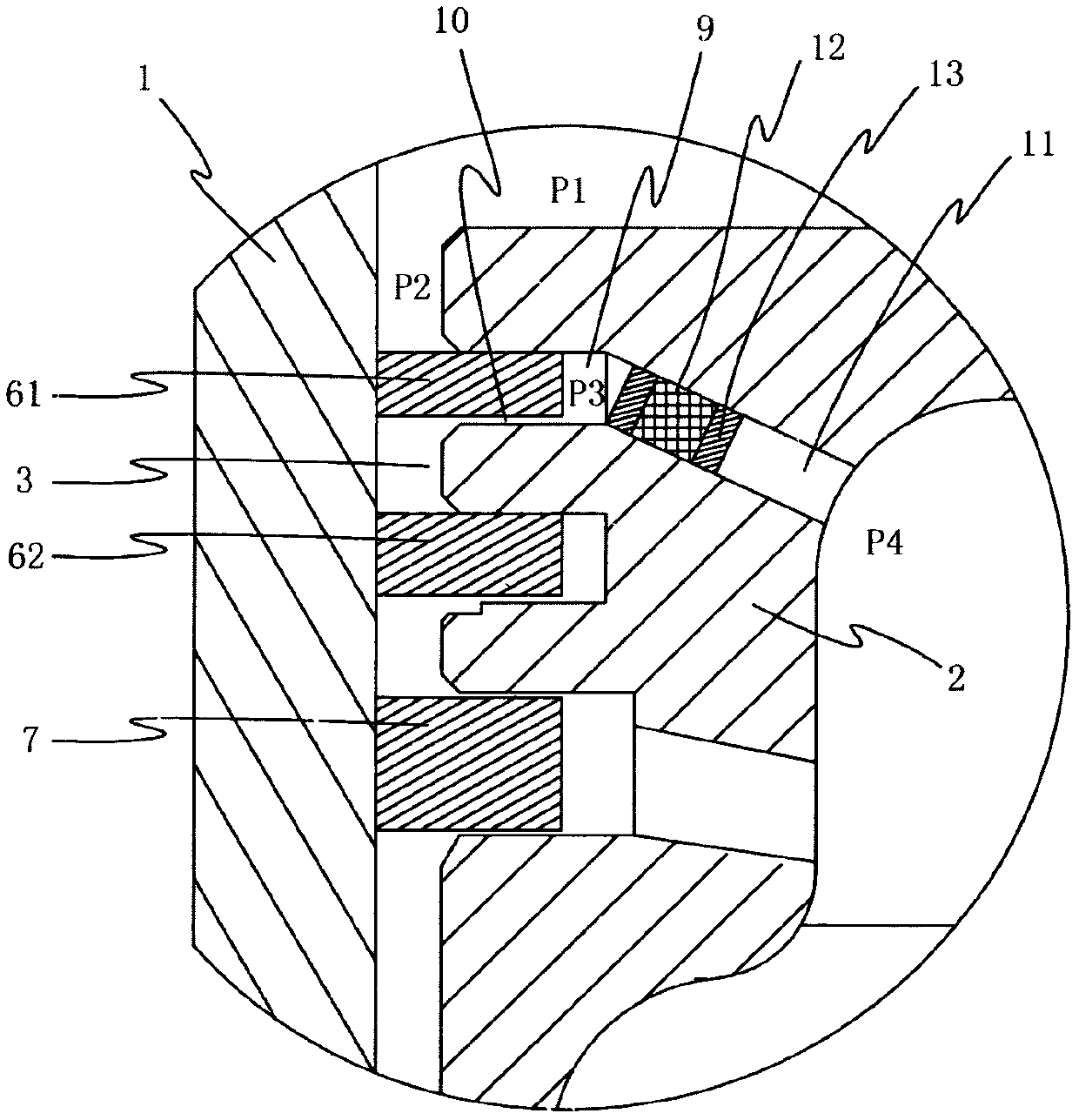 A New Embedded Anti-Blow-by Oil Piston Structure