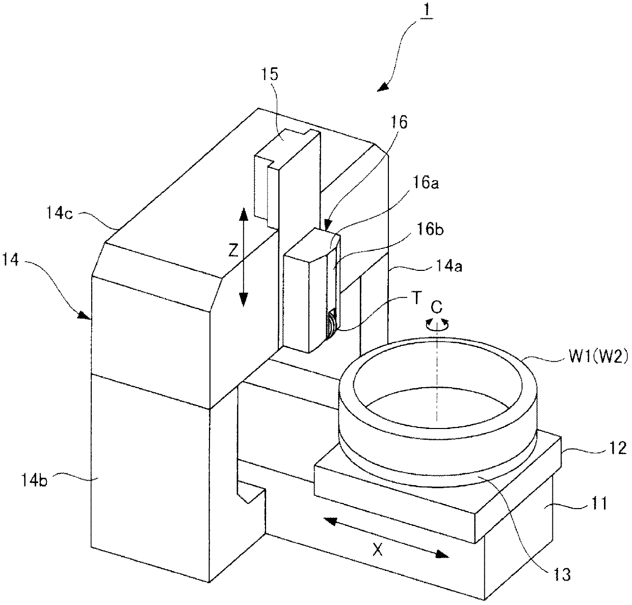 Gear machining machine