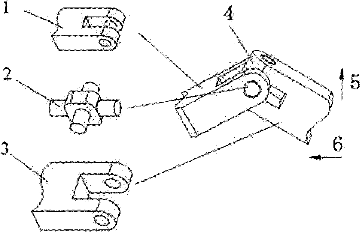 Once-forming direct making method of assembly-free mechanical mechanism and application thereof