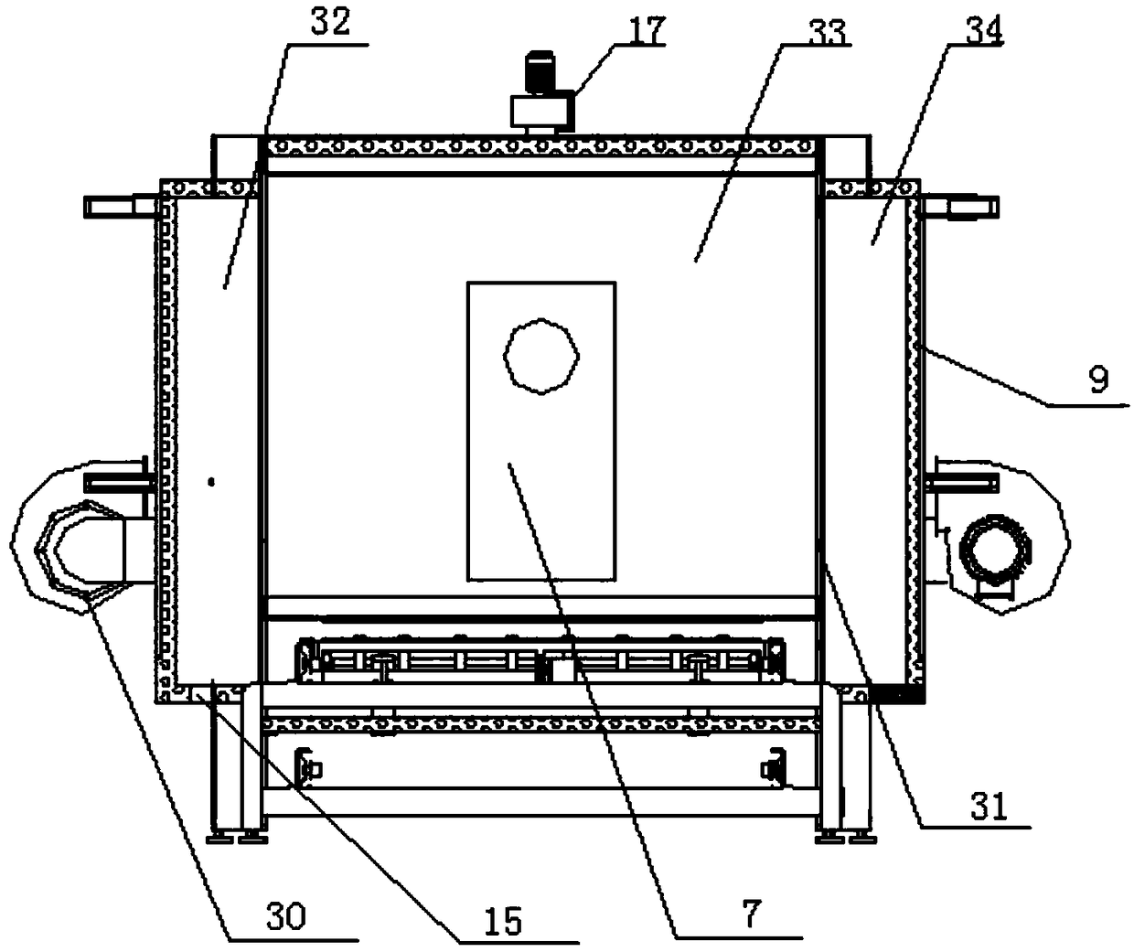 Stacking type drying oven