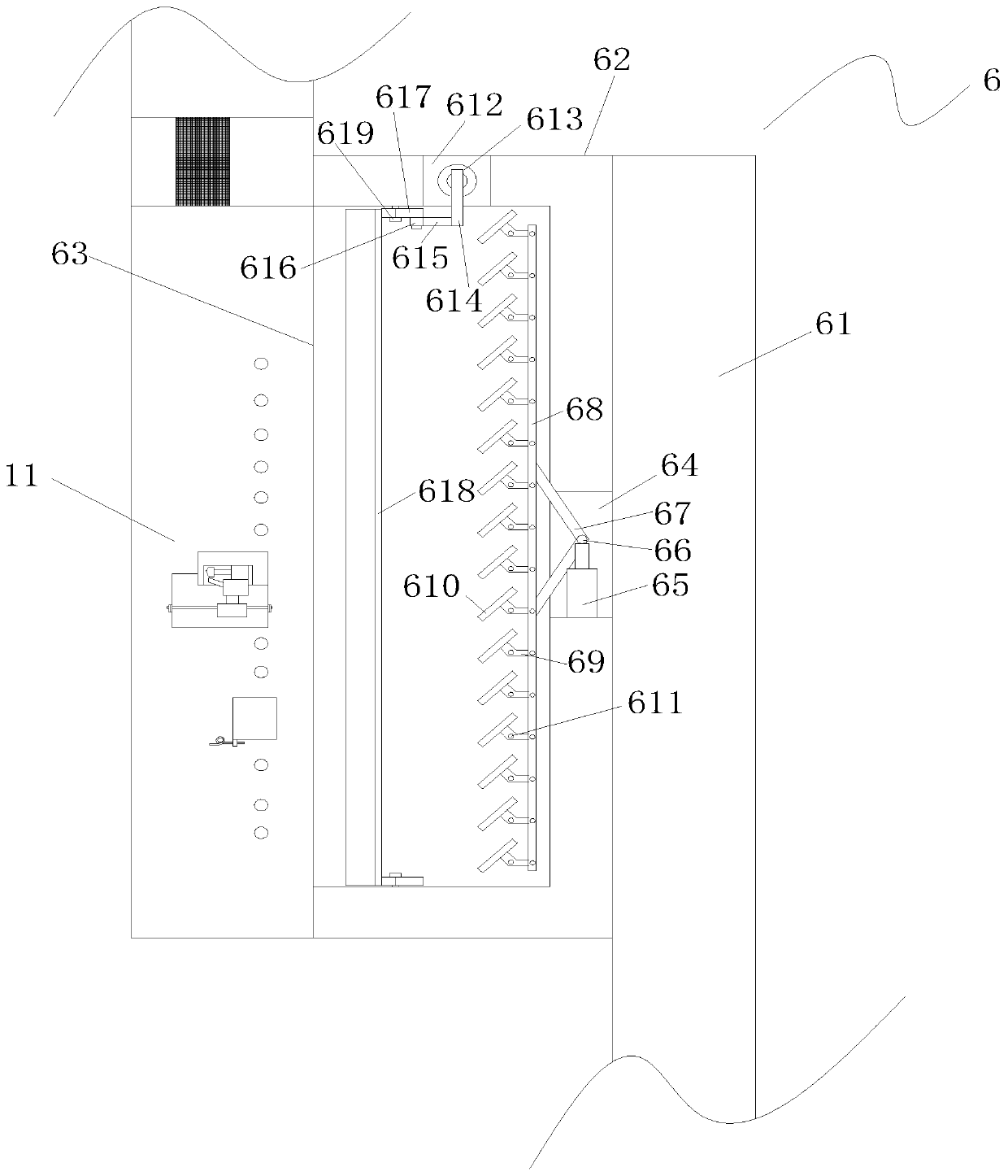 Unmanned automatic production equipment for wool-like nylon filament