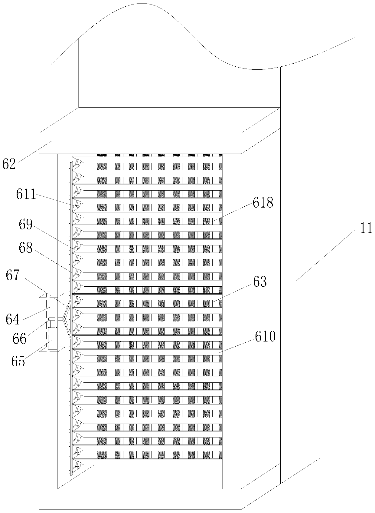 Unmanned automatic production equipment for wool-like nylon filament