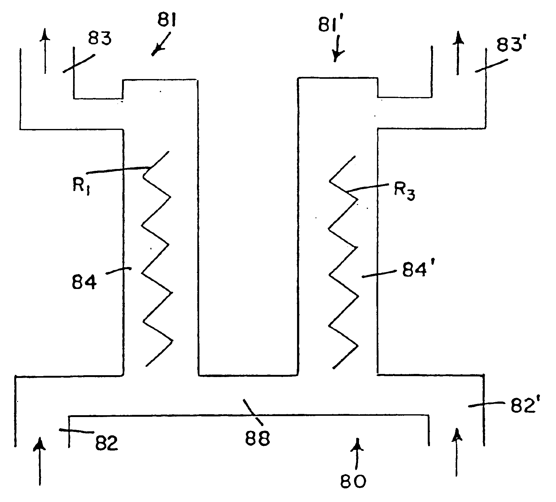 Apparatus and method for thermal conductivity detection in gas chomatography equipment