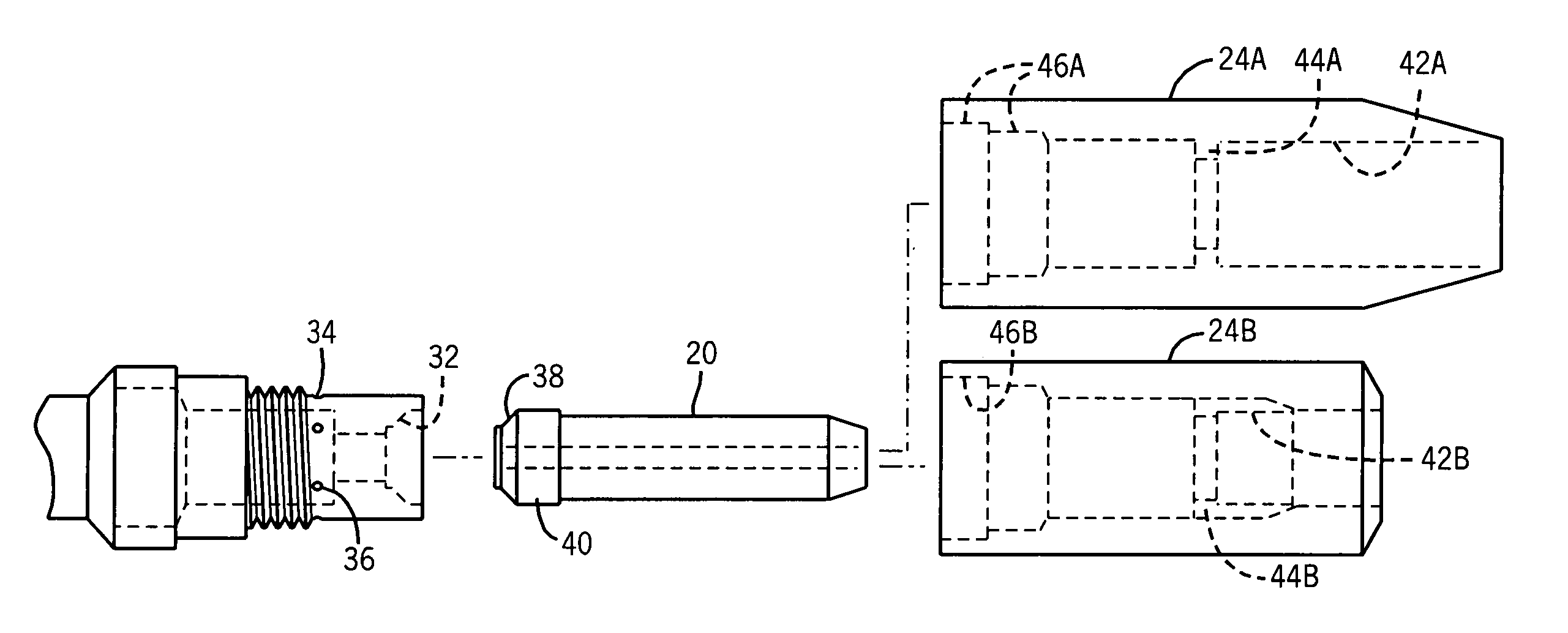 Contact tip assembly for a welding torch