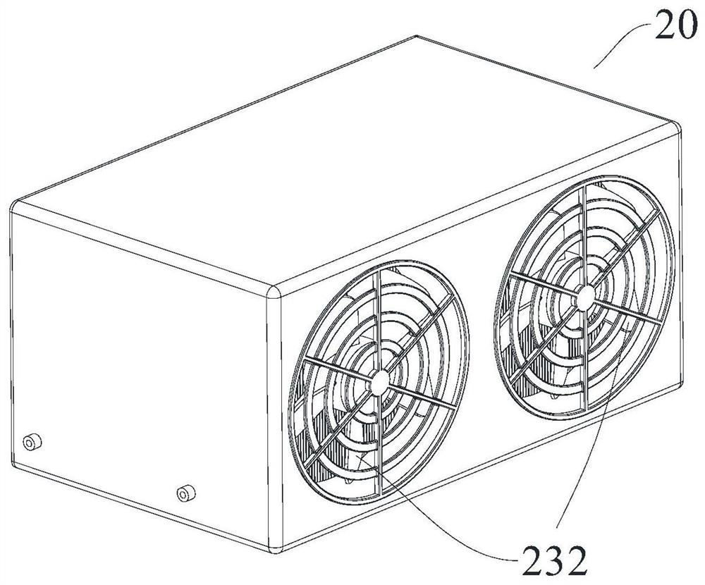 Tandem type external heat dissipation lamp