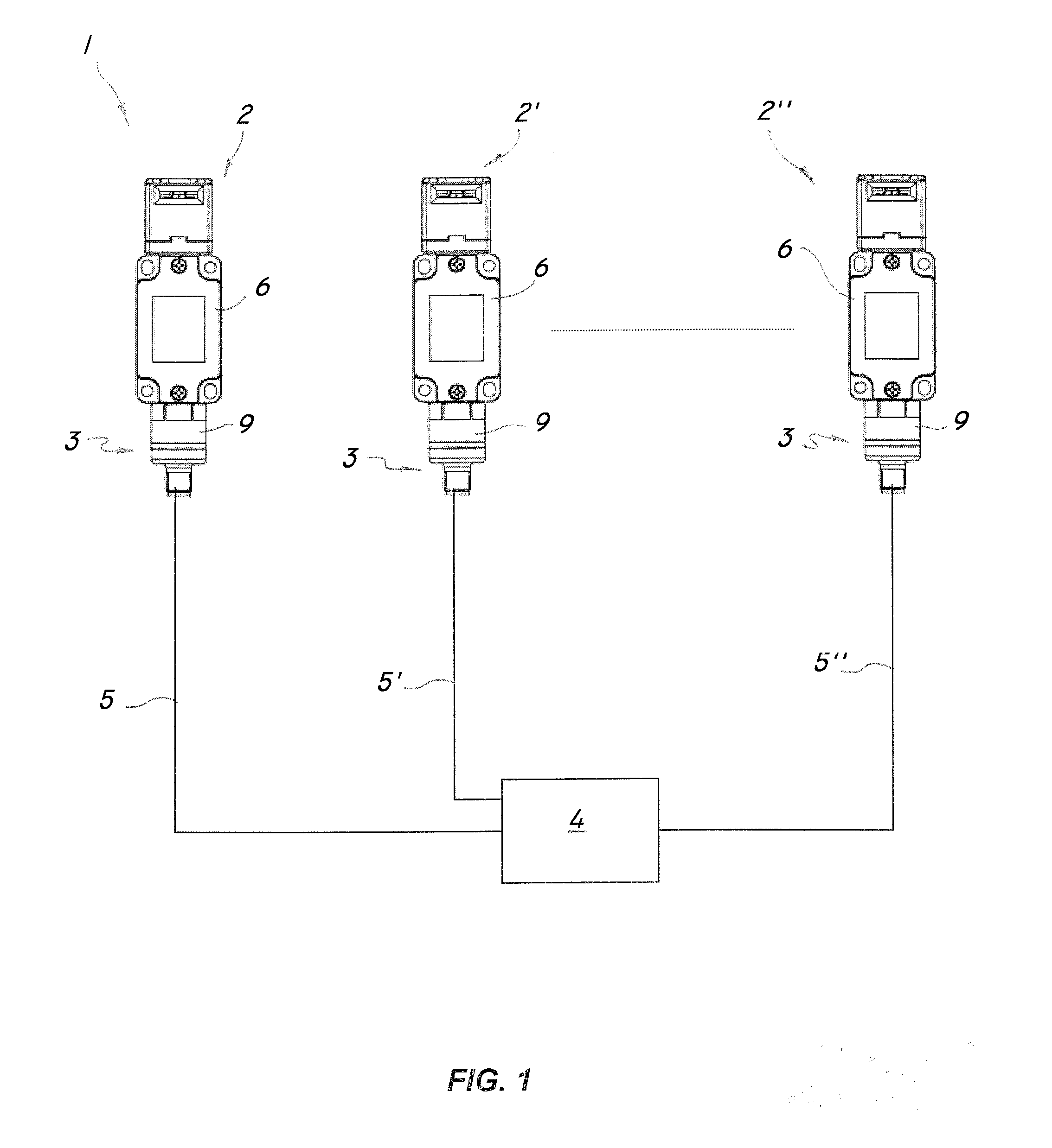 Adapter for connecting a switch device to a data bus and switch assembly comprising the adapter