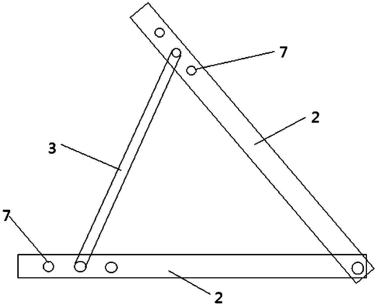 Photovoltaic system and solar tracking support thereof