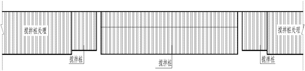 Construction structure and method for highway tunnel in coastal tidal area