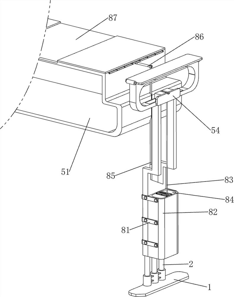 Intelligent desk facilitating afternoon nap for student