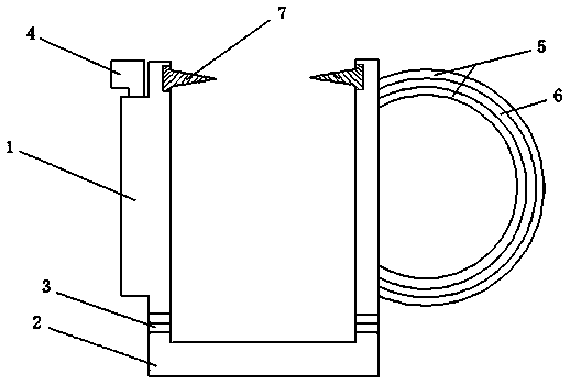 Water glass convenient for making and drinking beverages