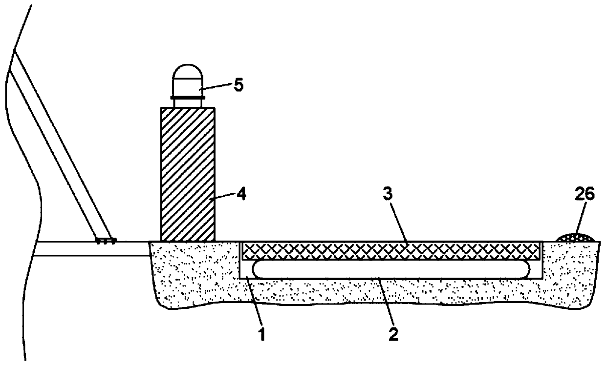 Pneumatic bridge overweight prevention alarm mechanism