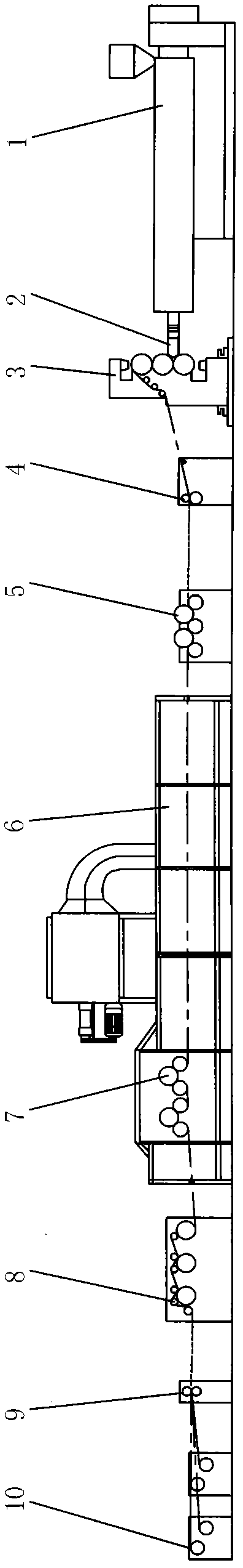 Preparation device of ultra-high molecular weight polyethylene sheets and preparation method thereof