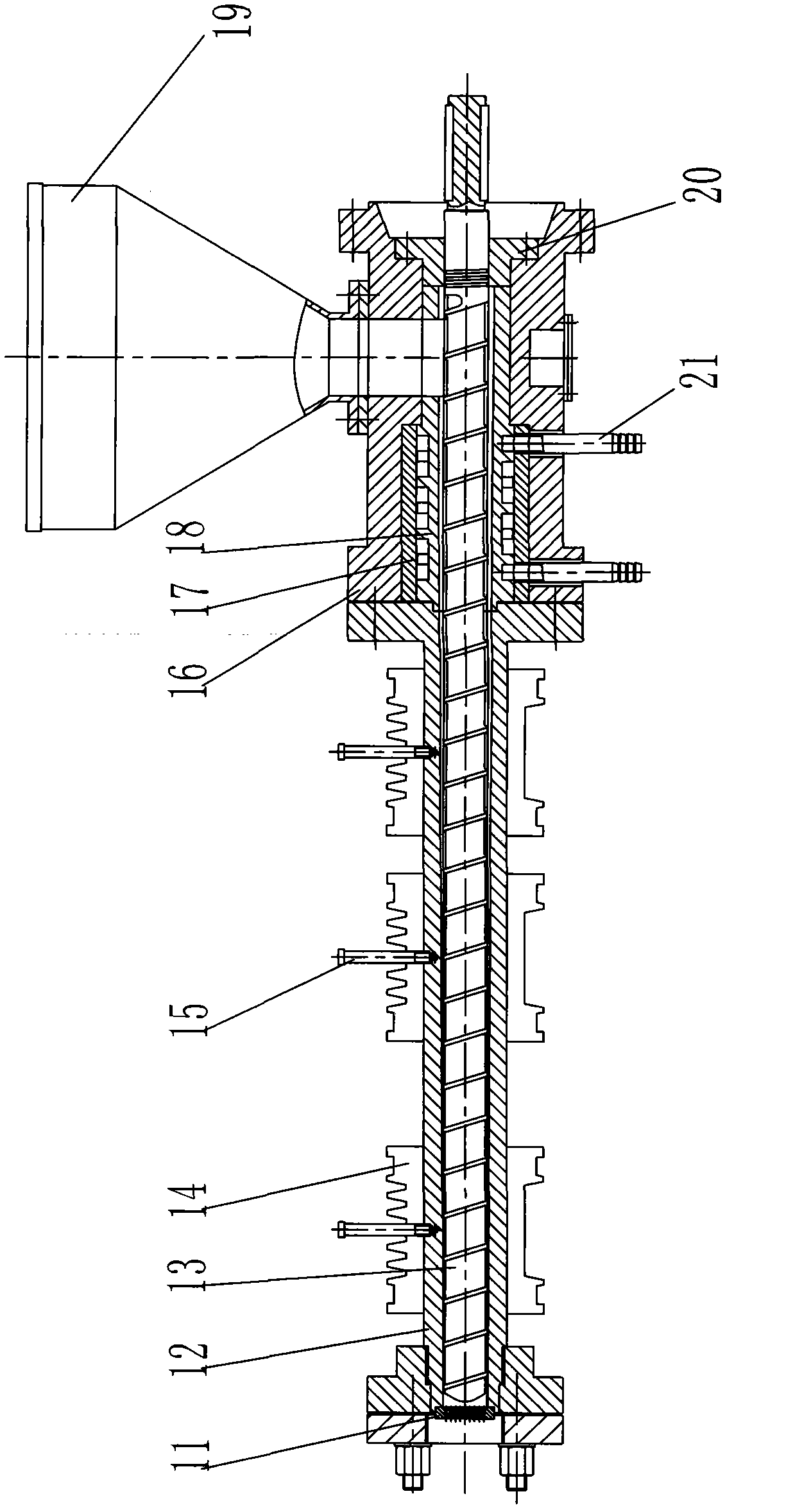 Preparation device of ultra-high molecular weight polyethylene sheets and preparation method thereof