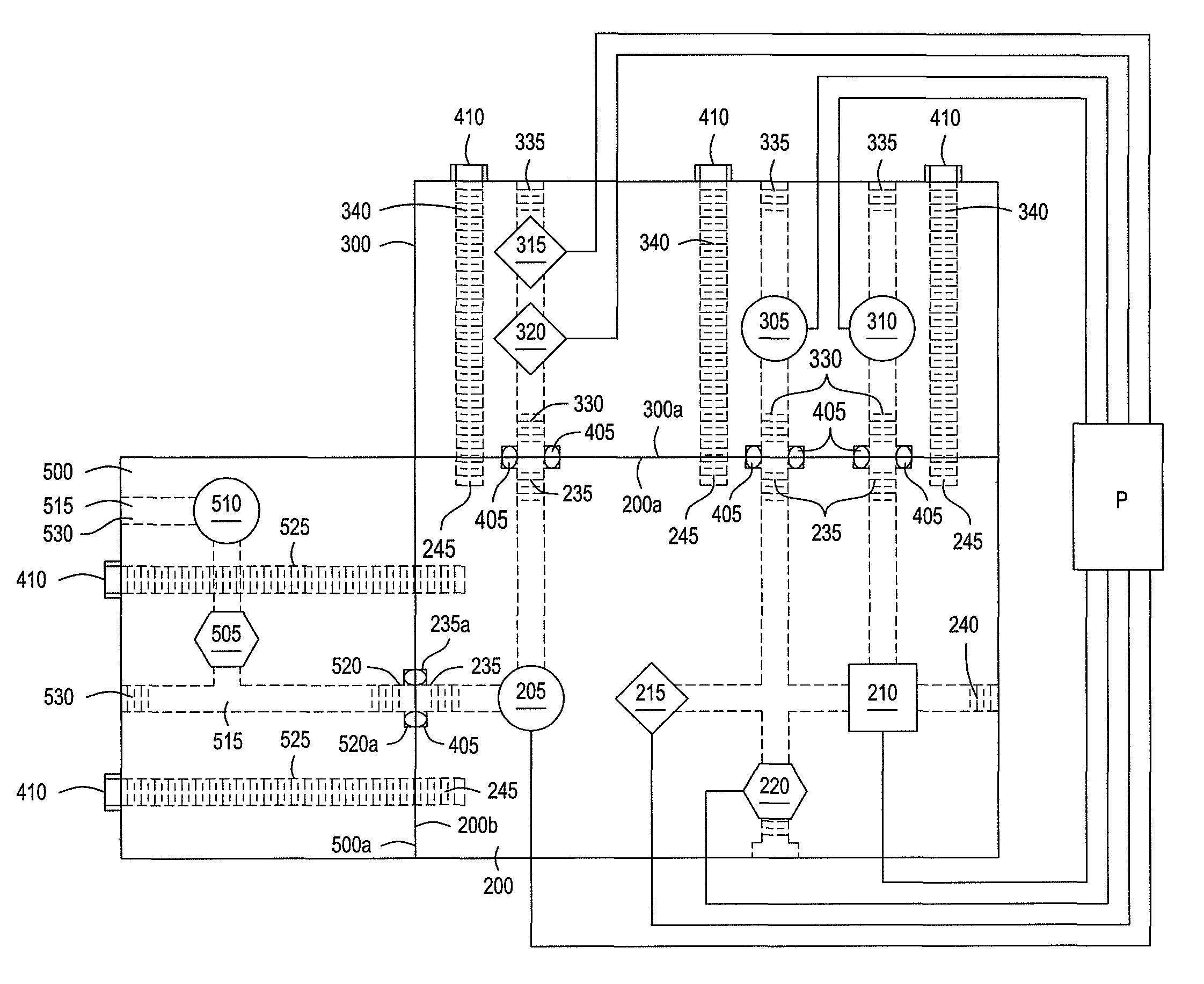 Modular upgradeable pneumatic/hydraulic manifold