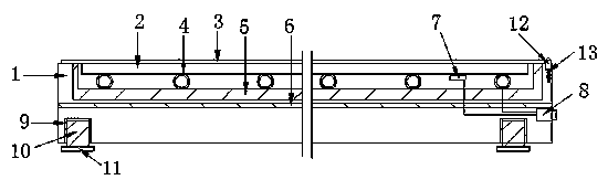 Heating-type computer office bedplate