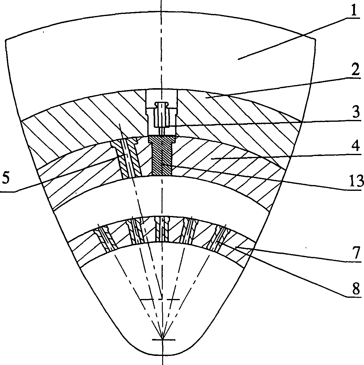 Radiation device for radiation therapy and radiation method therefor