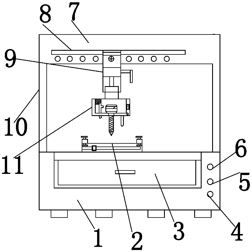 Perforating device for silicon carbide rod machining