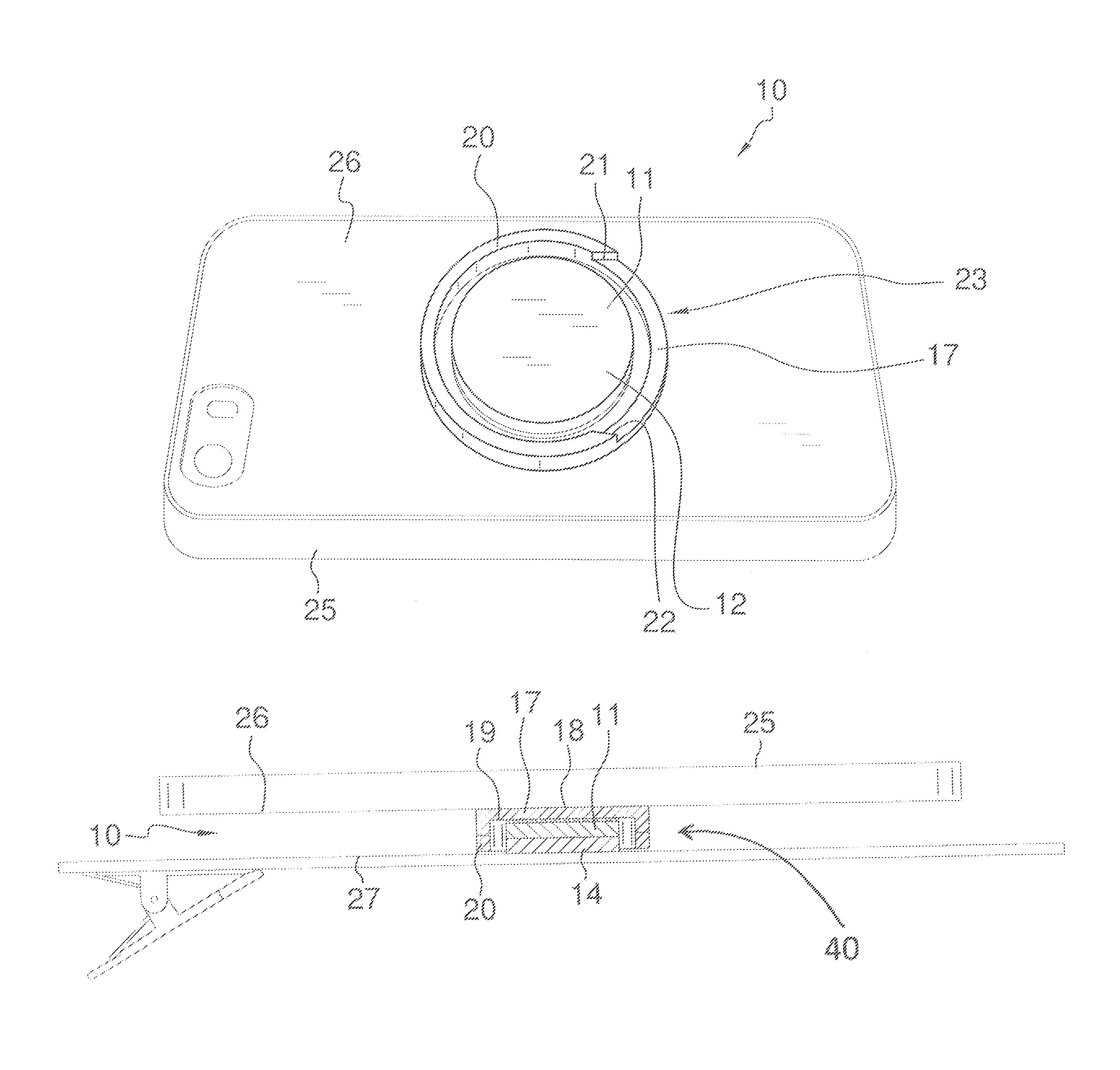 System and method for magnetically supporting a device upon a structure