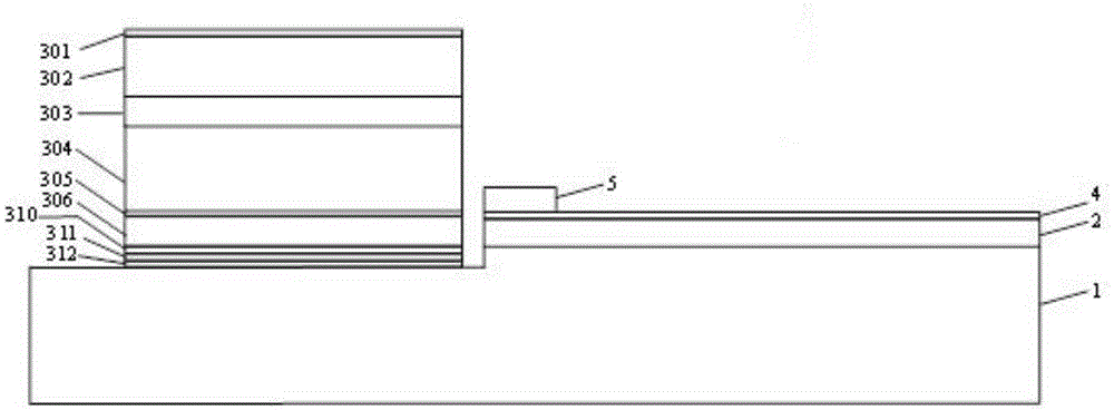 High coupling efficiency electric injection integration silicon-based laser