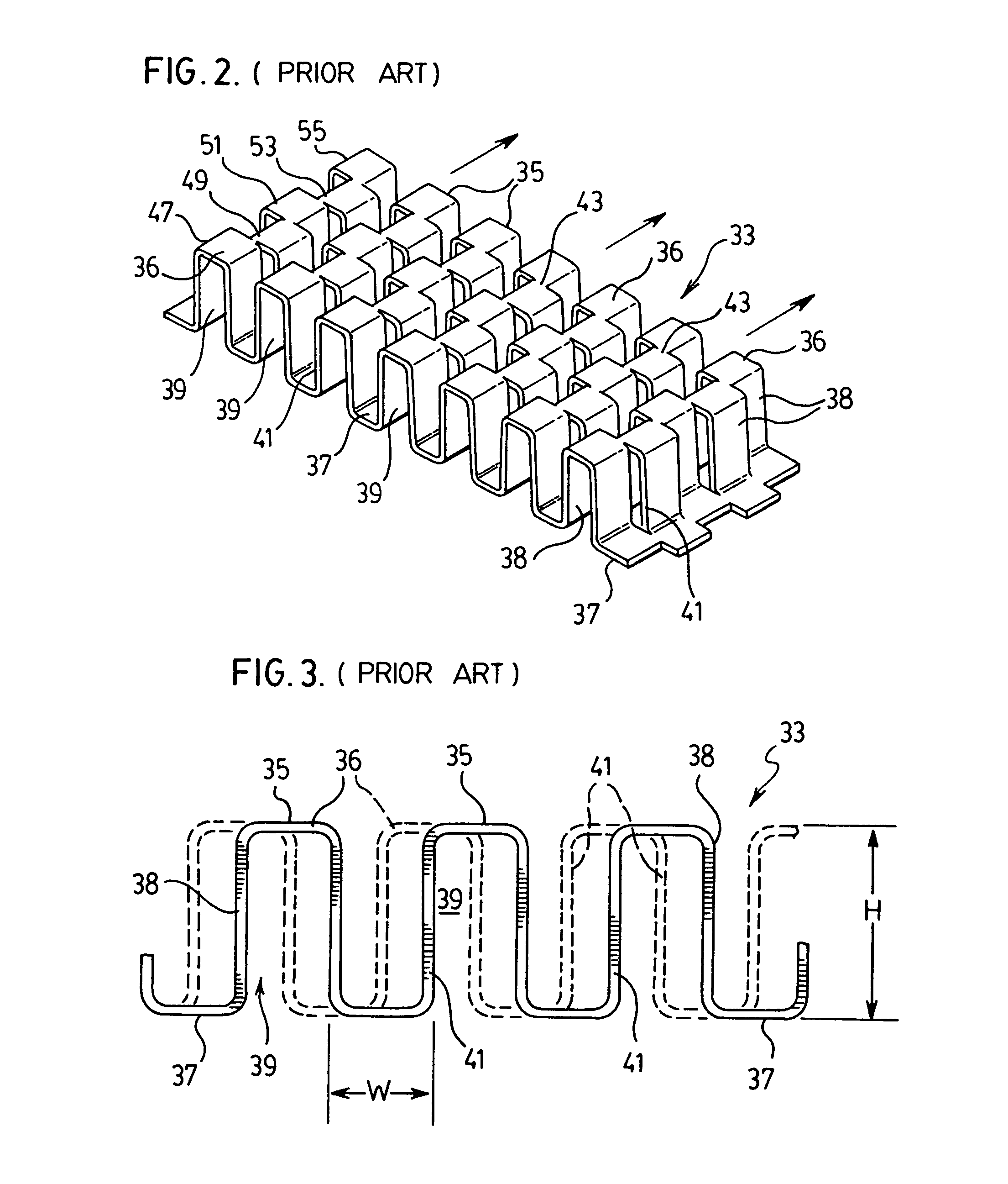 Heat exchangers with turbulizers having convolutions of varied height