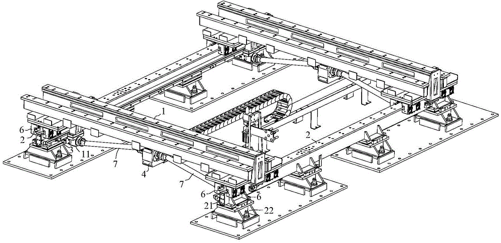 Double side drive transport system