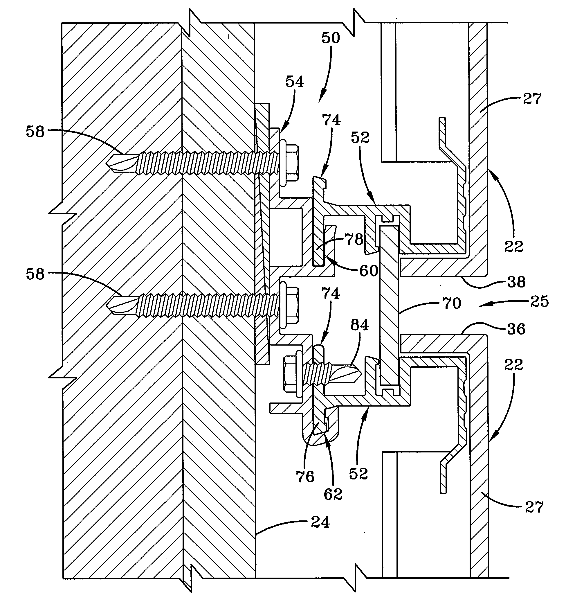 Wall panel system with insert