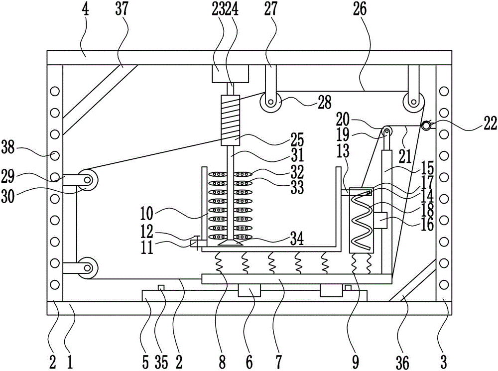 Raw material uniformmixing device for photosensitive paint production