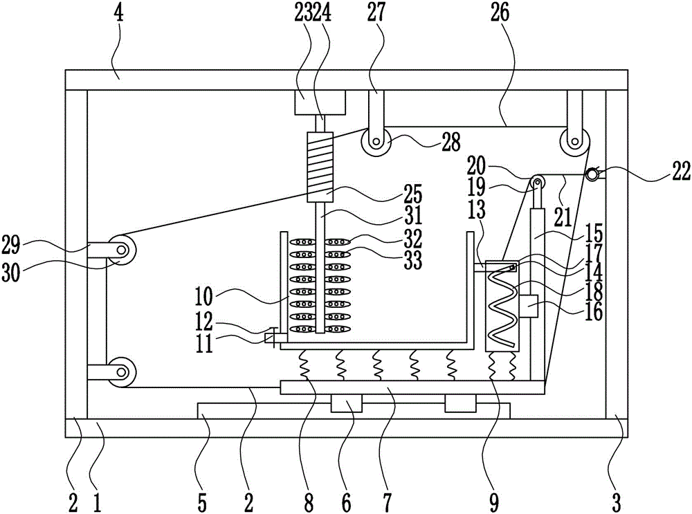 Raw material uniformmixing device for photosensitive paint production