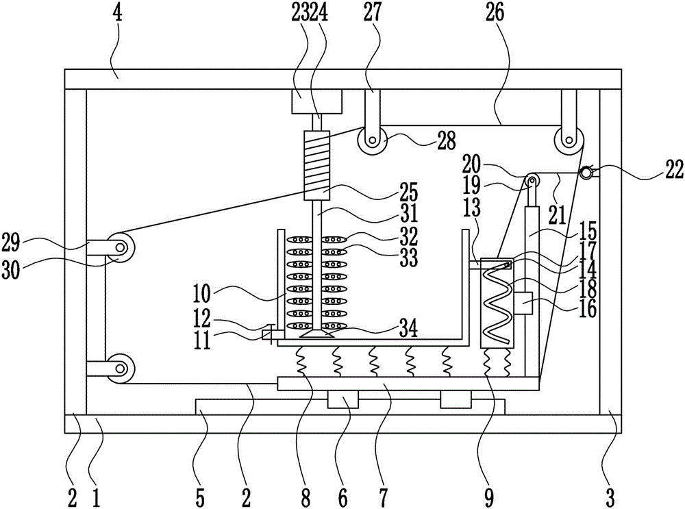 Raw material uniformmixing device for photosensitive paint production