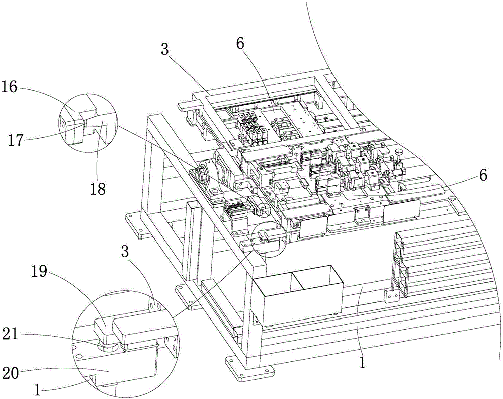 Stand column welding device