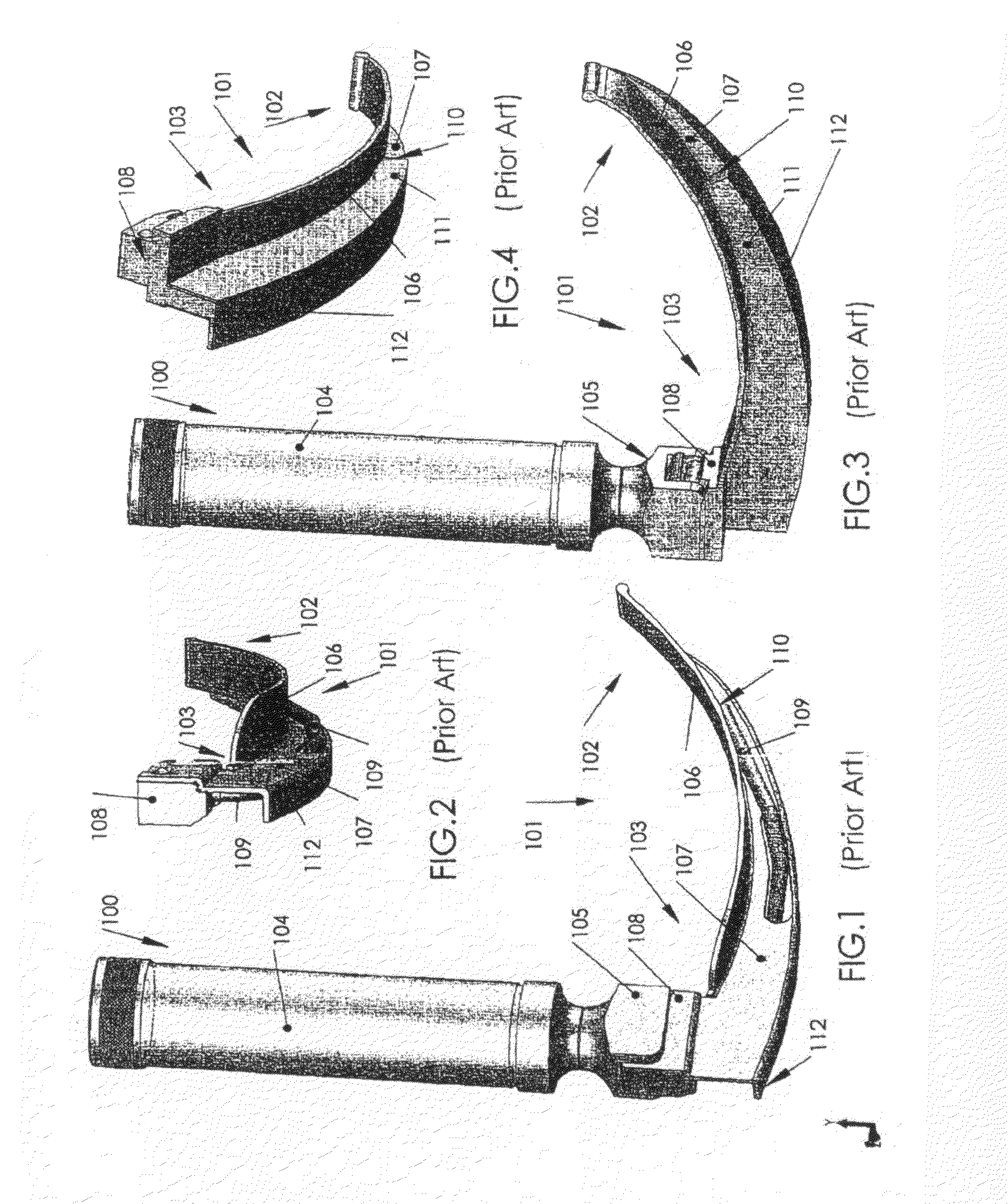 Intubation laryngoscope with two-sided blade