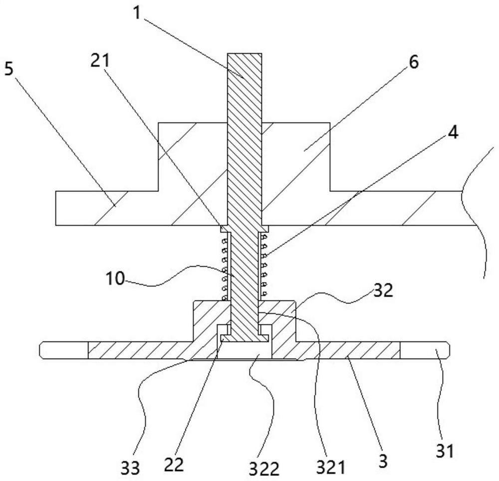 A high-efficiency aluminum formwork slag removal mechanism