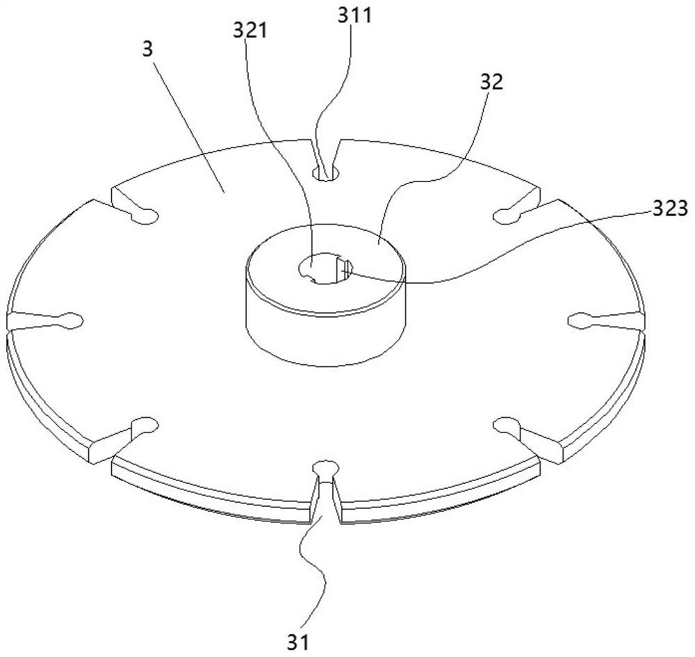 A high-efficiency aluminum formwork slag removal mechanism