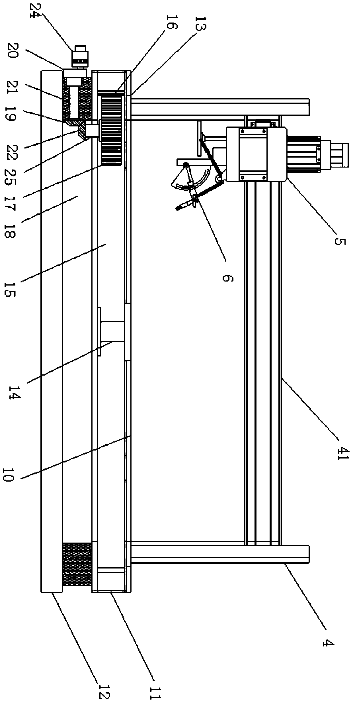 A rotary automatic welding robot and its welding method