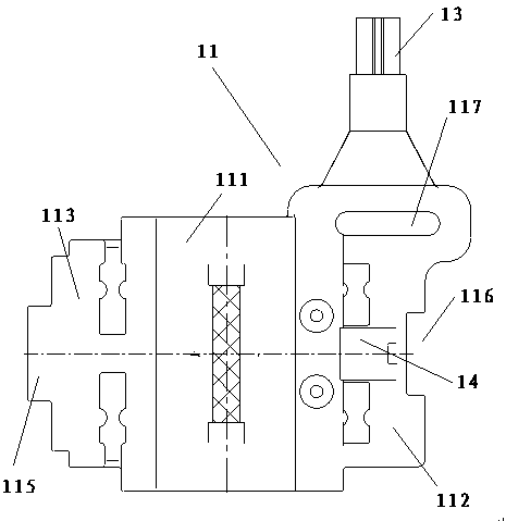 A buckle-type self-waterproof grounding fixture