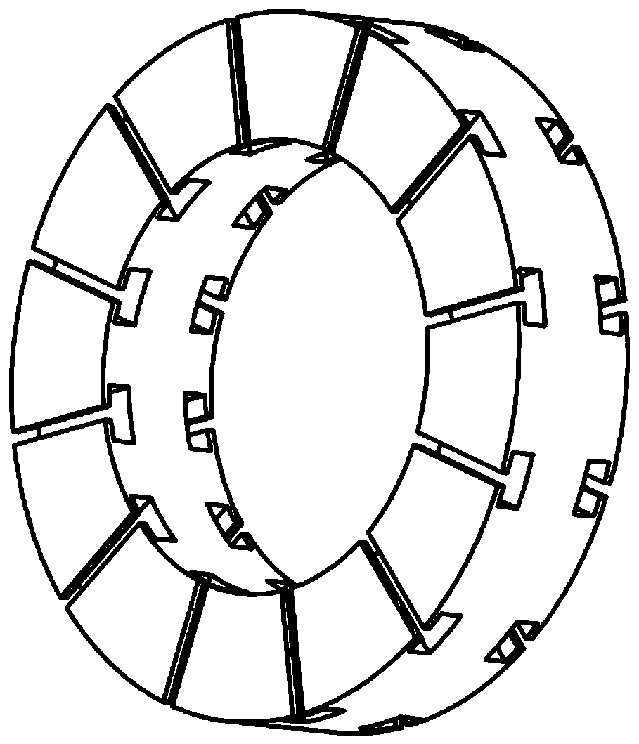 Axial magnetic flux concentrated winding type hybrid excitation motor