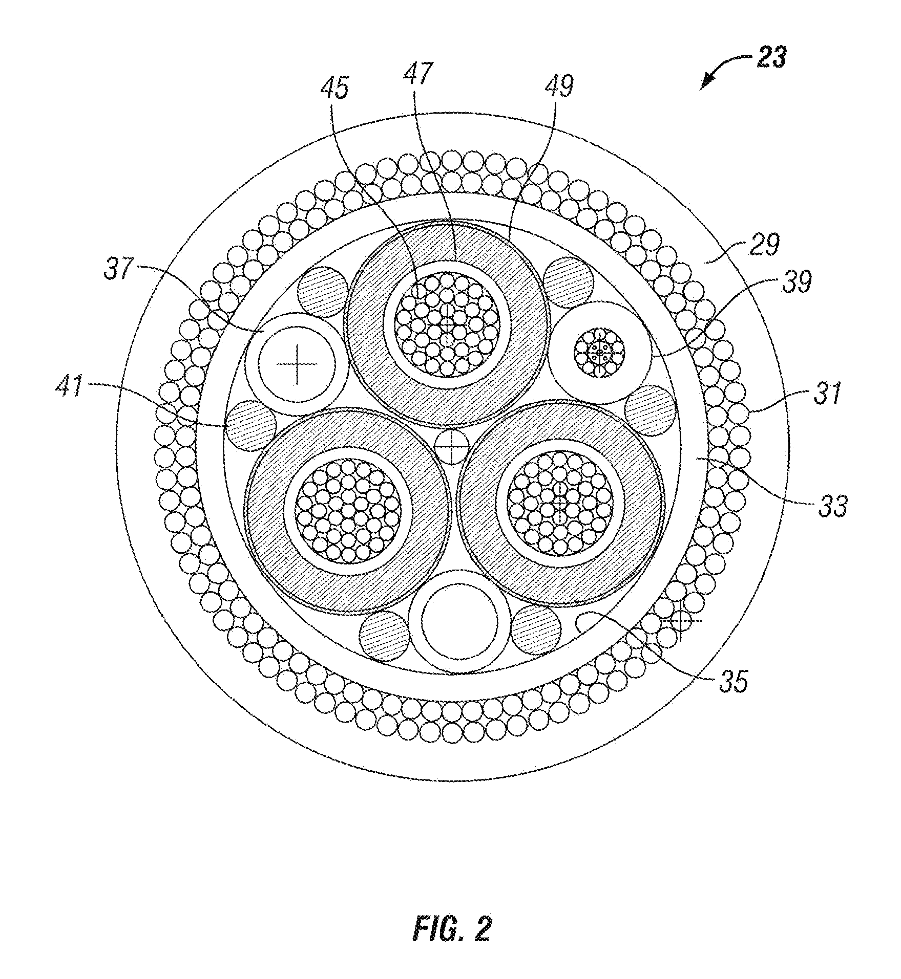 Subsea power umbilical