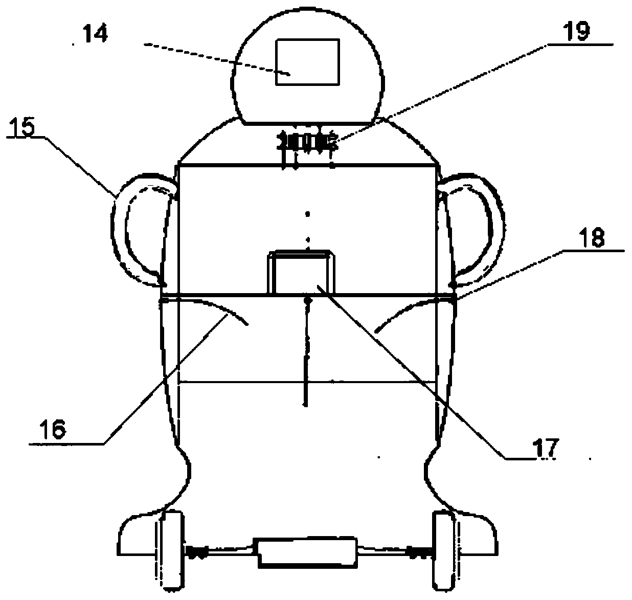 Indoor explanation robot for museum and working method thereof