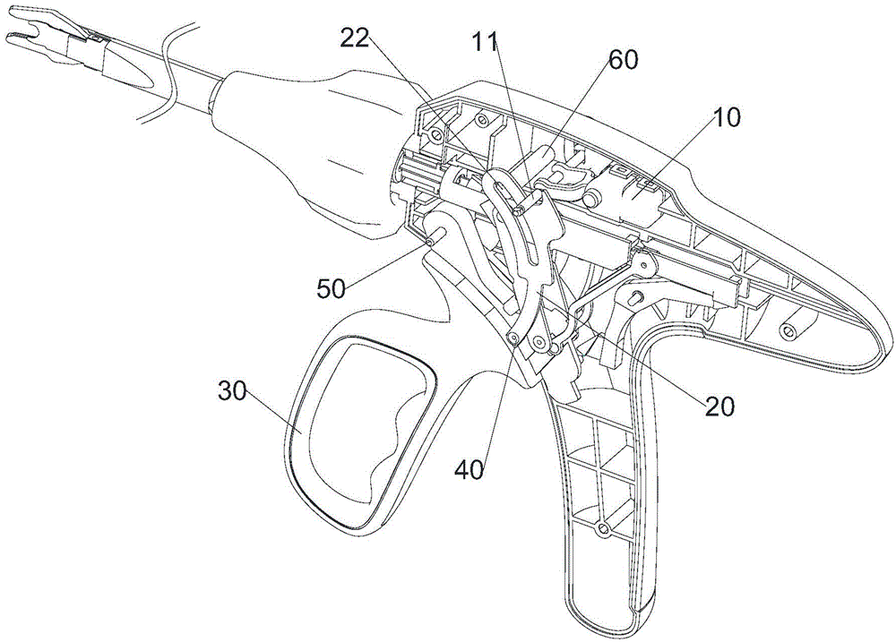 Surgical clamp and insurance connection structure thereof