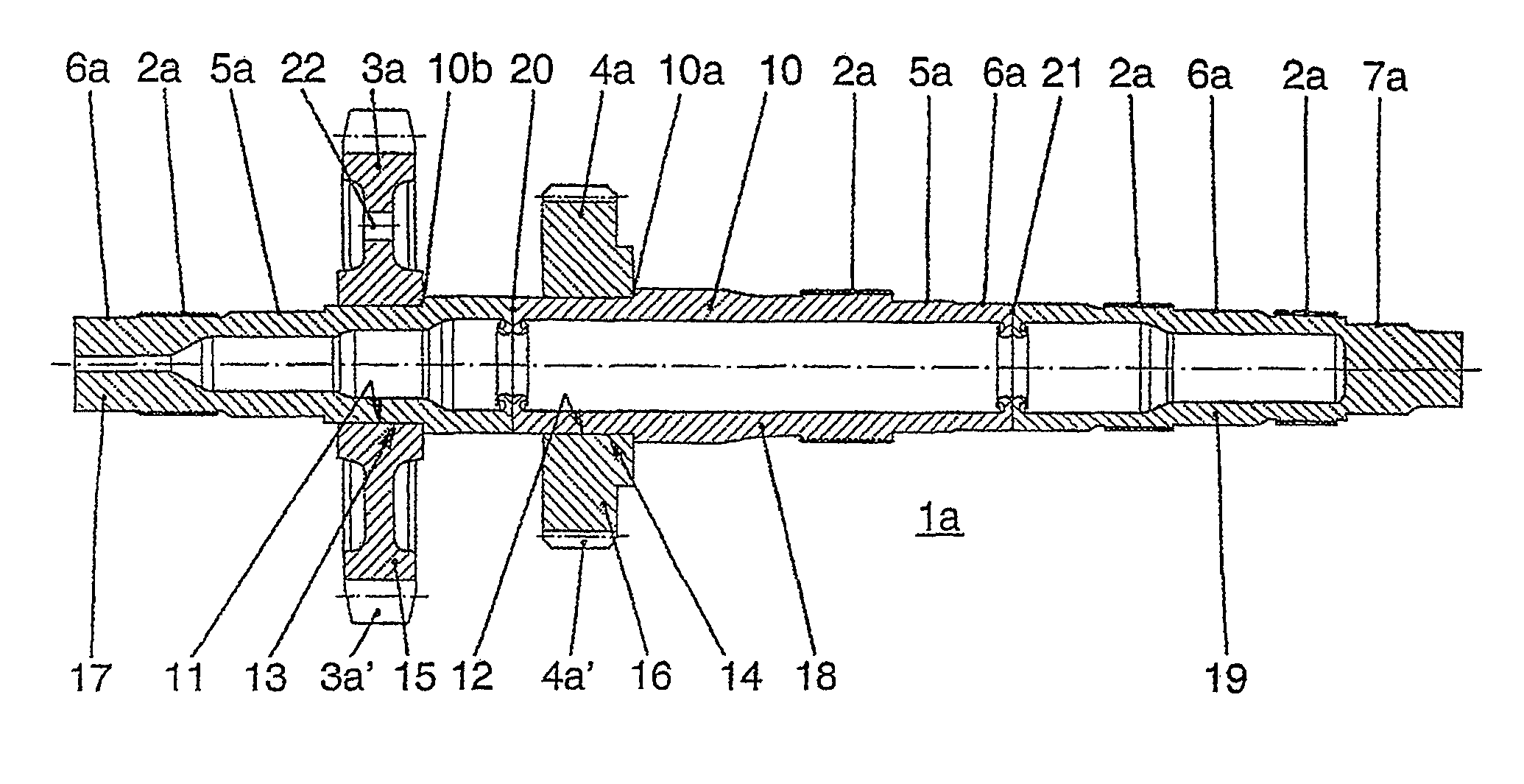 Method of producing shafts