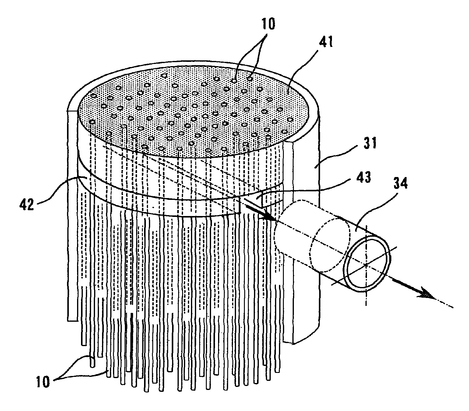 Hollow fiber membrane module