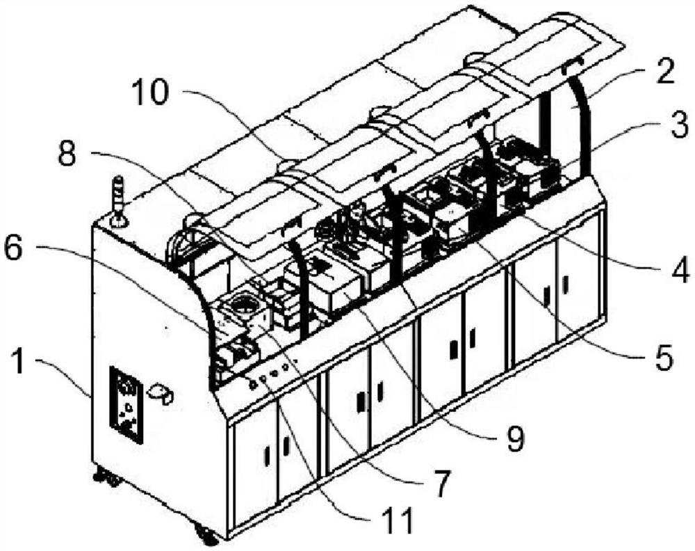 Full-automatic gold removing and tin coating machine