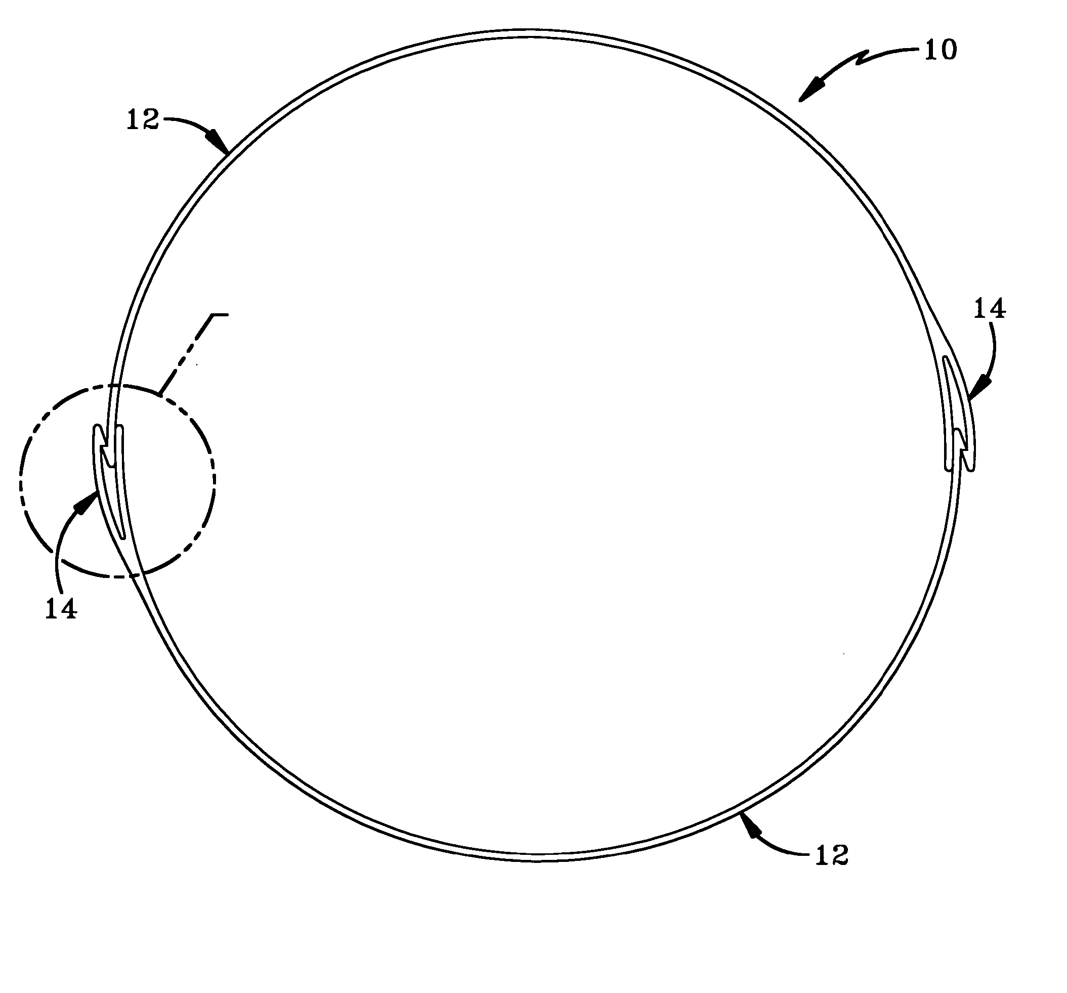 Two piece air duct section